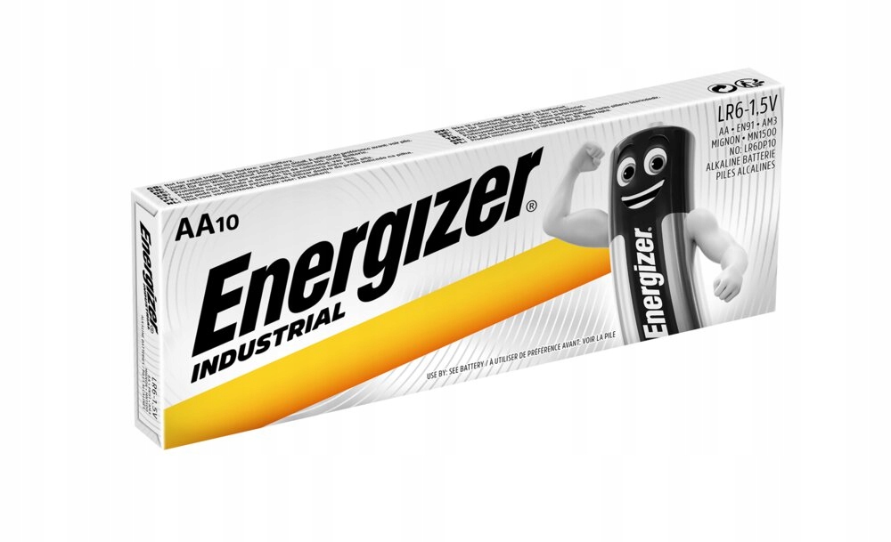 Bateria ENERGIZER Industrial, AA, LR6, 1,5V, 10szt. BAK0001